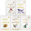 Kings of Sin Series 5 Books Collection Set By Ana Huang (King of Wrath, King of Pride, King of Greed, King of Sloth and King of Envy)
