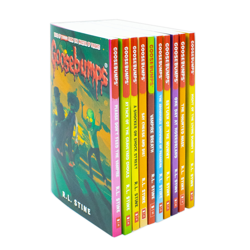 Goosebumps Horrorland 10 Books Set By RL Stine Classic Covers Set 2