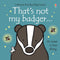 Usborne Touchy Feely That's Not My Badger by Fiona Watt