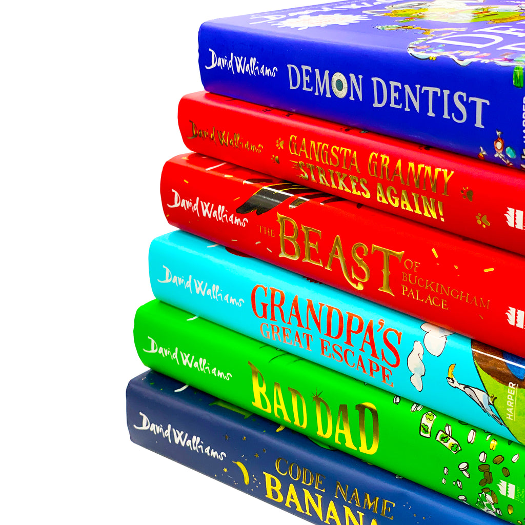 David Walliams Books Collection 6 Hardcover Set Series 3