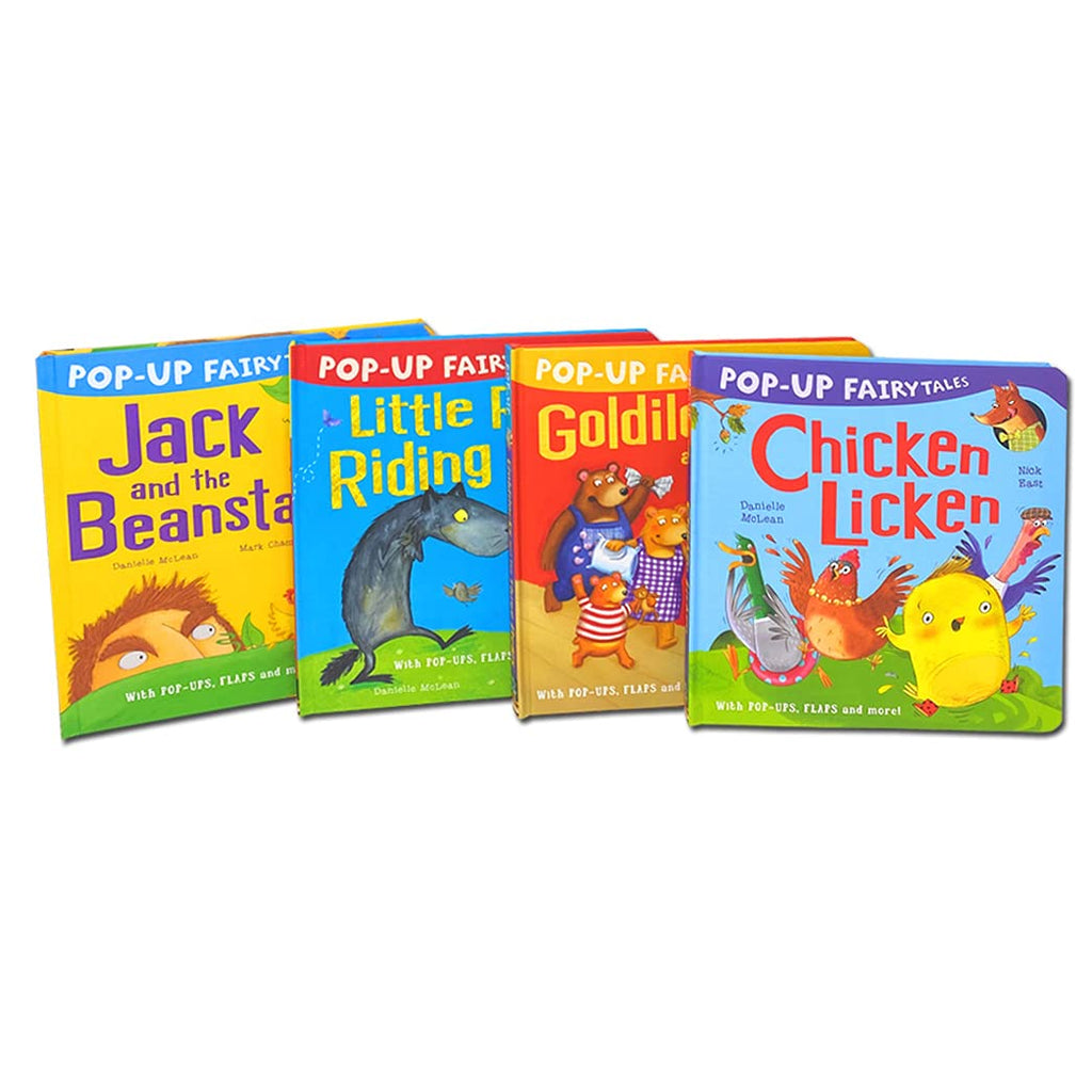 My First Pop-Up Fairytales 4 Books Collection Set (Chicken Licken, Lit