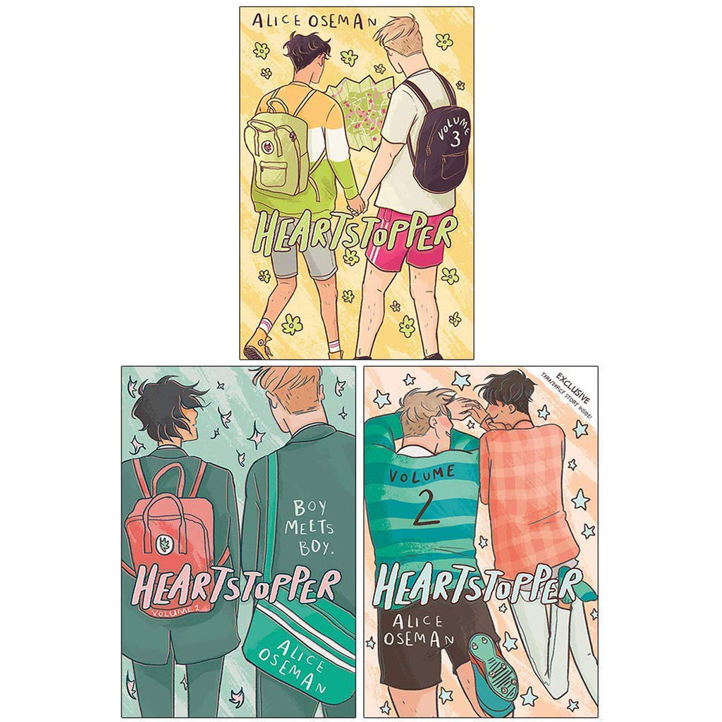 Heartstopper Series Volume 1-3 Books Collection Set By Alice Oseman