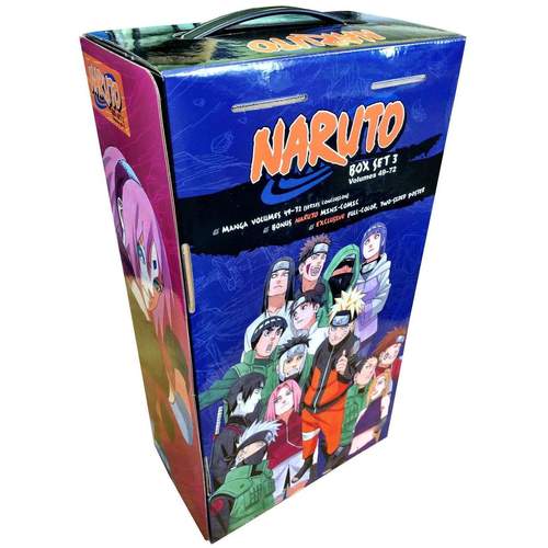 Naruto Box Set 3: Volumes 49-72 with Premium selling Manga