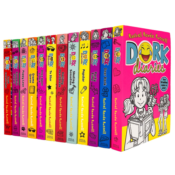 Dork Diaries Series 12 Books Collection Set By Rachel Renee