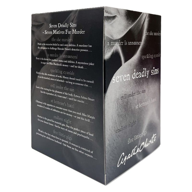 ["9780007989263", "A Murder is Announced", "Agatha Christie", "Agatha Christie Book Collection", "Agatha Christie Books", "Agatha Christie books set", "Agatha Christie box set", "agatha christie collection", "Agatha Christie Hercule Poirot", "agatha christie novels", "agatha christie poirot books", "Agatha Christie Seven Deadly Sins", "Agatha Christie Seven Deadly Sins Book Collection", "Agatha Christie Seven Deadly Sins Book Collection Set", "Agatha Christie Seven Deadly Sins Books", "Agatha Christie Seven Deadly Sins Collection", "Agatha Christie Seven Deadly Sins Series", "Appointment with Death", "At Bertrams Hotel", "British Detective Stories", "Cat Among the Pigeons", "Death on the Nile", "Endless Night", "Evil Under the Sun", "Fiction Classics", "Five Little Pigs", "hercule poirot box set", "hercule poirot classic mysteries collection", "Literary Fiction", "Murder in Mesapotamia", "Sparkling Cyanide", "The ABC Murders", "The Hollow"]