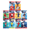 Football SUPERSTARS, Ultimate Football Heroes, 10 Books Collection Set By Harry Coninx (Tales From The Pitch) (Lewandowski, Gnabry, Rashford, Sterling, Sancho, Felix, Mbappe, Kante, Van Dijk, Son)