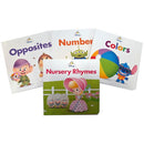 Disney My Little Library 4 Book Box Set – Nursery Rhymes, Numbers, Colours & Opposites for Toddlers