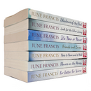 June Francis Collection 7 Books Set (Friends and Lovers, Flowers on the Mersey, Shadows of the Past, Hers to Have and to Hold, Look for the Silver Lining, It’s Now or Never, For Better For Worse)