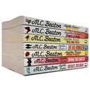 M C Beaton Agatha Raisin Series 1-7 Collection 7 Books Set (Agatha Raisin and the Quiche of Death, Agatha Raisin and A Spoonful of Poison, Hiss and Hers, Pushing up Daisies, Agatha Raisin and the Dead Ringer, Down the Hatch, Devil’s Delight)