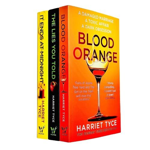 Harriet Tyce Collection 3 Books Set (Blood Orange, The Lies You Told &amp;amp; It Ends At Midnight)