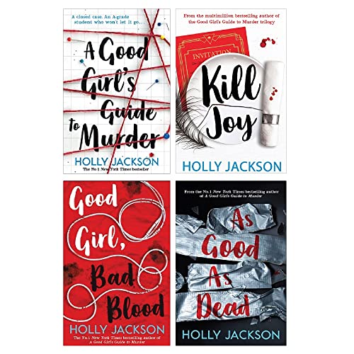 Holly Jackson Collection 4 Books Set (Good Girl Bad Blood, A Good Girl's Guide to Murder, Kill Joy, As Good As Dead)