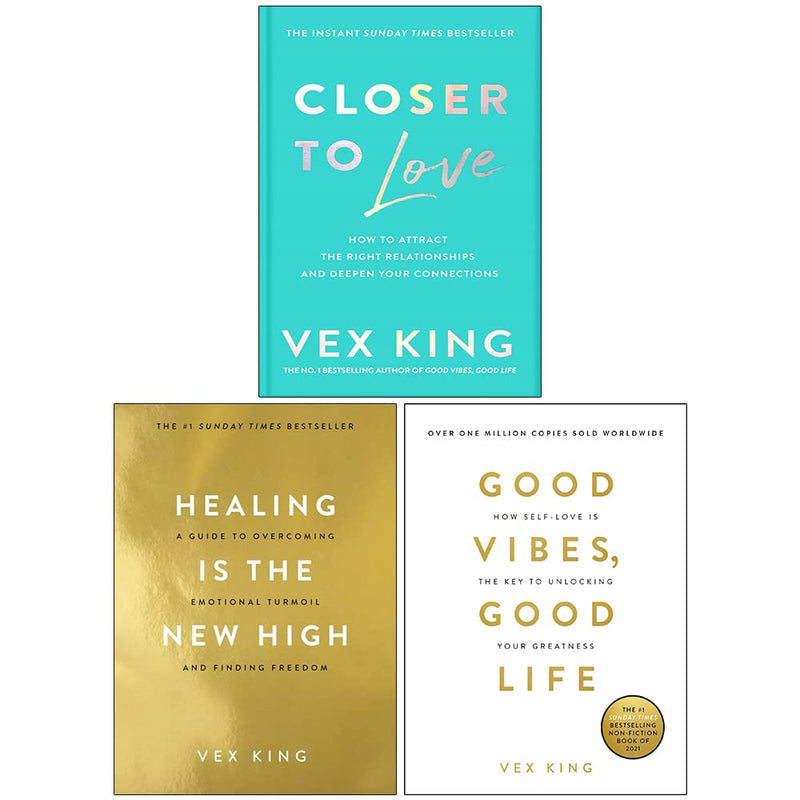 ["9781035015313", "9781788171823", "9781788174770", "bestselling books", "Closer to Love", "Emotional Turmoil", "Family & relationships", "Finding Freedom", "good life good vibes", "good vibe good life", "good vibe good life book", "Good Vibes", "good vibes good life", "good vibes good life book", "good vibes good life by vex king", "good vibes good life reviews", "good vibes good life vex king", "Guiding Book", "Healing is the New High", "healthy relationships", "help with relationships", "Love", "Motivation Book", "non fiction", "Non Fiction Book", "non fiction books", "Relationship", "relationship advice", "Relationships", "relationships stories", "self development books", "self help books", "sunday times bestseller", "vex king", "vex king 2 books Collection", "Vex King 2 Books Collection Set", "vex king book collection", "vex king book collection set", "vex king books", "vex king collection", "vex king good vibes good life", "vex king series", "vex king set"]