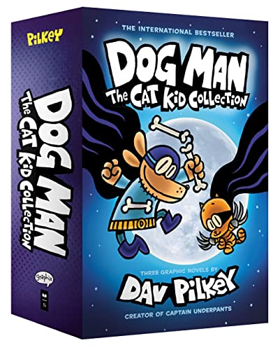 Dog Man: The Cat Kid Collection: From the Creator of Captain Underpants (Dog Man #4-6 Box Set): Dog Man and Cat Kid / Dog Man Lord of the Fleas / Dog Man Brawl of the Wild