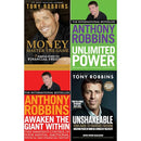 Tony Robbins Success Mastery Collection 4 Books Set: Money Master the Game, Unlimited Power and More - Four Bestsellers on Wealth, Mindset and Personal Achievement (4-Book Set)