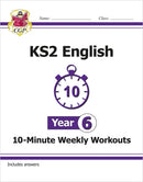 CGP KS2 Year 6 10-Minute Weekly Workout Bundle – Ages 10-11 (Maths, English, Arithmetic, Spelling and Vocabulary)