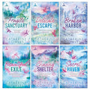 Sparrow Falls Series by Catherine Cowles 6 Books Collection Set (Fragile Sanctuary, Delicate Escape, Broken Harbor, Beautiful Exile, Chasing Shelter and Secret Haven)