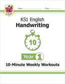 CGP KS1 Year 1 10-Minute Weekly Workout Bundle – Ages 5-6 (Maths, English, Phonics, Handwriting)