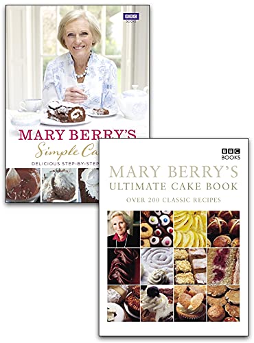 Mary Berry's Ultimate Simple Cake 2 Books Collection Set Over 200 Classic Delicious Step by Step Recipes