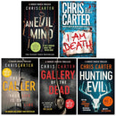Robert Hunter Series Vol 6-10 Collection 5 Books Set By Chris Carter (An Evil Mind, I Am Death, The Caller, Gallery of the Dead and Hunting Evil)