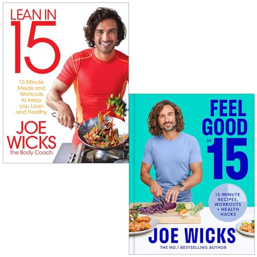 Lean in 15 The Shift Plan and [Hardcover] Feel Good In 15 By Joe Wicks 2 Books Collection Set