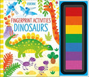 Fingerprint Activities 4 Books Collection Set (Under the Sea, Fingerprint Activities, Dinosaurs, Bugs)