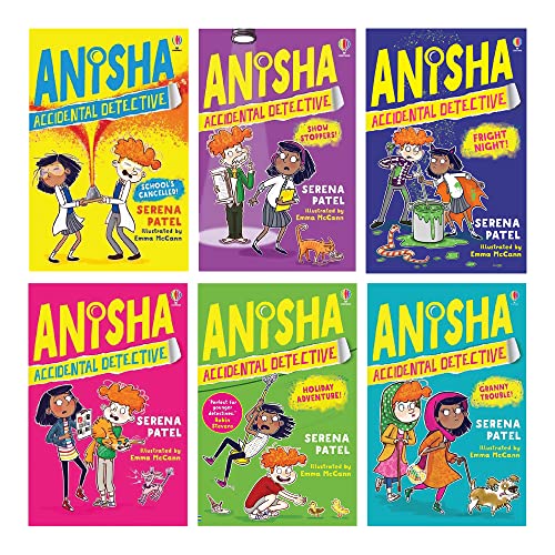 Anisha, Accidental Detective Series 6 Books Collection Set By Serena Patel (Accidental Detective, School's Cancelled, Granny Trouble, Show Stoppers, Holiday Adventure & Fright Night)