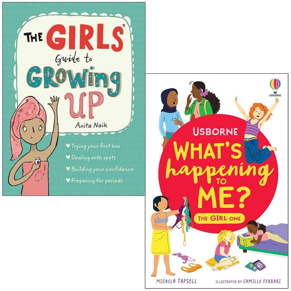 The Girls Guide to Growing Up, What's Happening to Me Girls 2 Books Collection Set