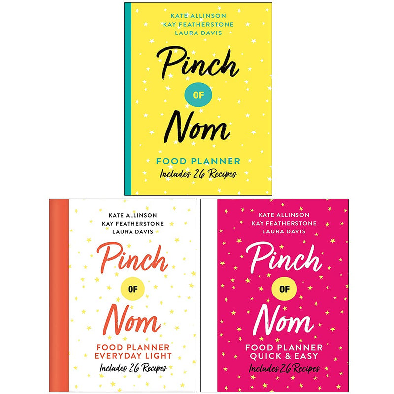 ["9789124148539", "diets and healthy eating", "Healthy Eating", "healthy eating books", "Laura Davis", "low fat diet", "low fat diet recipes", "pinch of nom", "pinch of nom book collection", "Pinch of Nom Book Collection Set", "pinch of nom books", "pinch of nom collection", "Pinch of Nom Everyday Light Food Planner", "pinch of nom food planner", "Pinch of Nom Food Planner  Includes 26 New Recipes", "Pinch of Nom Food Planner Quick & Easy", "Pinch of Nom Kate Allinson", "pinch of nom series", "weight control nutrition"]