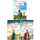 On the Home Front Series 3 Books Collection Set By Rosie Meddon (Her Heart's Choice, Ties That Bind and Her Patriotic Duty)