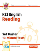 CGP KS2 Year 6 SAT Buster 10-Minute Tests Bundle – Ages 10-11 (English Grammar Punctuation and Spelling, English Reading, Maths, Maths Problem Solving)