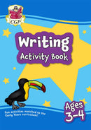 CGP Preschool Activity Book Bundle – Age 3-4 (Phonics, Writing, Reading, Maths, Counting, Numbers 0-10)