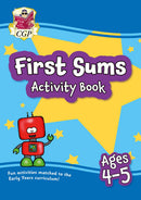 CGP Reception Activity Book Bundle –  Age 4-5 (First Sums, Maths, English, Phonics, Writing, Reading)