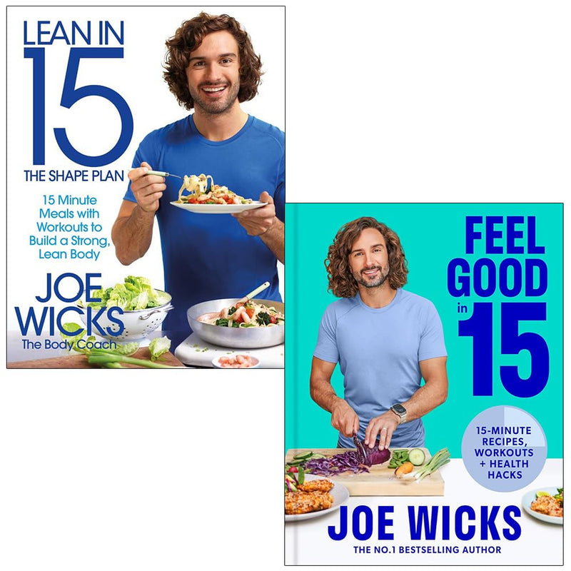 ["Bestselling author Joe Wicks", "bestselling books lean in 15", "Build muscle", "Burn fat", "Cooking", "cooking book", "Cooking Books", "cooking recipe", "cooking recipe books", "cooking recipes", "diet book", "diet books", "dieting books", "exercise", "feel good in 15", "feel good in 15 book", "feel good in 15 set", "fitness exercise guide", "Health", "Health and Fitness", "healthy", "Healthy Diet", "Healthy Eating", "healthy eating books", "joe fitness coach", "joe wicks", "joe wicks 15 minute meals", "joe wicks 15 minute meals workouts", "Joe Wicks Book Collection", "Joe Wicks Book Collection Set", "joe wicks book set", "joe wicks books", "joe wicks collection", "joe wicks feel good in 15", "joe wicks lean in 15", "joe wicks lean in 15 the shape plan", "joe wicks recipes", "joe wicks series", "joe wicks the body coach", "joe wicks website", "lean in 15", "lean in 15 - the shape plan", "lean in 15 books", "lean in 15 collection", "lean in 15 meals", "lean in 15 recipes", "lean in 15 series", "lean in 15 the shape plan by joe wicks", "leanin15", "pe teacher joe wicks", "the bestselling diet book", "The Shape Plan", "veggie lean in 15", "youtube thebodycoach"]