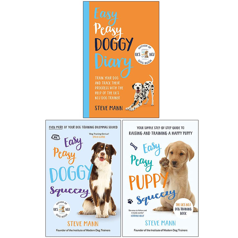 ["9789124119102", "animal training guide", "dog care", "dog training for kids", "dog training guide", "easy peasy awesome pawsome", "easy peasy doggy book set", "easy peasy doggy books", "easy peasy doggy diary", "easy peasy doggy squeezy", "easy peasy puppy book set", "easy peasy puppy books", "easy peasy puppy squeezy", "guide for dog", "guide to training", "non fiction books", "steve mann", "steve mann book collection", "steve mann book collection set", "steve mann book set", "steve mann books", "steve mann collection", "steve mann dog books", "steve mann dog training books", "steve mann set", "train dog", "training guide", "training guide for dog", "uk dog trainers"]