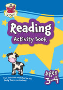 CGP Preschool Activity Book Bundle – Age 3-4 (Phonics, Writing, Reading, Maths, Counting, Numbers 0-10)