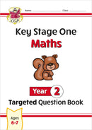 CGP KS1 Year 2 Workbook Bundle – Ages 6-7 (Grammar Punctuation and Spelling, Reading Comprehension, Handwriting, Maths)