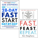 Gin Stephens Collection 2 Books Set (28-Day FAST Start Day-by-Day & Fast Feast Repeat)