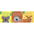 Usborne That's Not My Australian Animals 3 Book Collection Set Koala, Wombat, Kangaroo