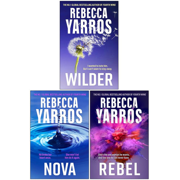 The Renegades Series 3 Books Collection Set By Rebecca Yarros (Wilder, Nova and Rebel)