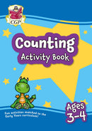CGP Preschool Activity Book Bundle – Age 3-4 (Phonics, Writing, Reading, Maths, Counting, Numbers 0-10)