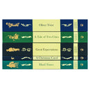 Major Works of Charles Dickens 5 Books Deluxe Hardback Set - A Christmas Carol, Oliver Twist, Great Expectations, A Tale of Two Cities, Hard Times