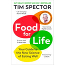 Tim Spector Collection 4 Books Set (Food for Life, Identically Different, Spoon-Fed, The Diet Myth)