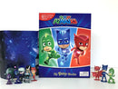 PJ Masks My Busy Books - Storybook, 10 figurines, playmat