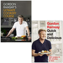 Gordon Ramsay Ultimate Cookery Course & Quick & Delicious 2 Books Collection Set