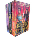 Twin Crowns Series 3 Books Collection Set (Twin Crowns, Cursed Crowns & Burning Crowns)