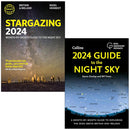 Philip's Stargazing 2024 By Nigel Henbest and 2024 Guide to the Night Sky By Storm Dunlop, Wil Tirion, Royal Observatory Greenwich 2 Books Collection Set