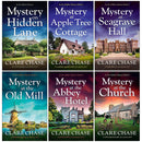 Clare Chase Eve Mallow Mystery Collection 6 Books Set (Mystery on Hidden Lane, Mystery at Apple Tree Cottage, Seagrave Hall, the Old Mill, the Abbey Hotel, the Church)