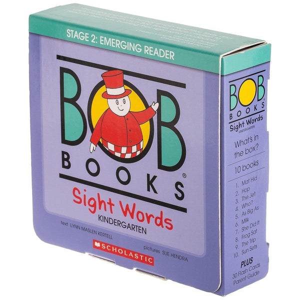 Bob Books Sight Words: Phonics, Ages 4 and Up, Kindergarten Stage 2; Emerging Reader
