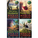 The World of Podkin One-Ear Series 6-9 Collection 4 Books Set by Kieran Larwood (Uki and the Ghostburrow, Podkin and the Singing Spear, Podkin and the Tentacled Terror and The Fate of Podkin One-Ear)