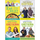 The Hairy Bikers 4 Books Collection Set - Eat to Beat Type 2 Diabetes, Make It Easy, Eat for Life, Fast Food